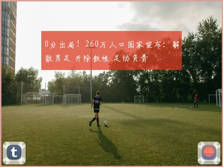 0分出局!260万人口国家宣布:解散男足 开除教练 足协负责
